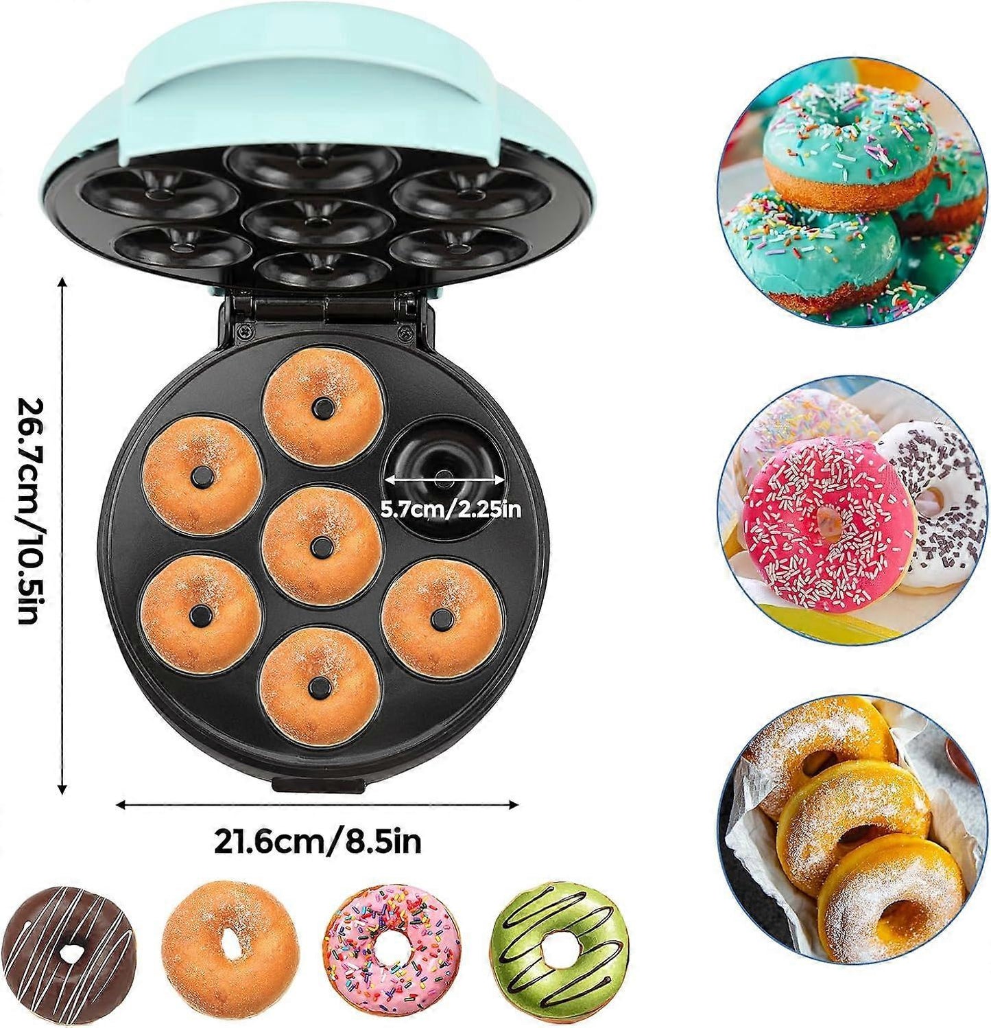 Mini masina za krofne sa 7 rupic