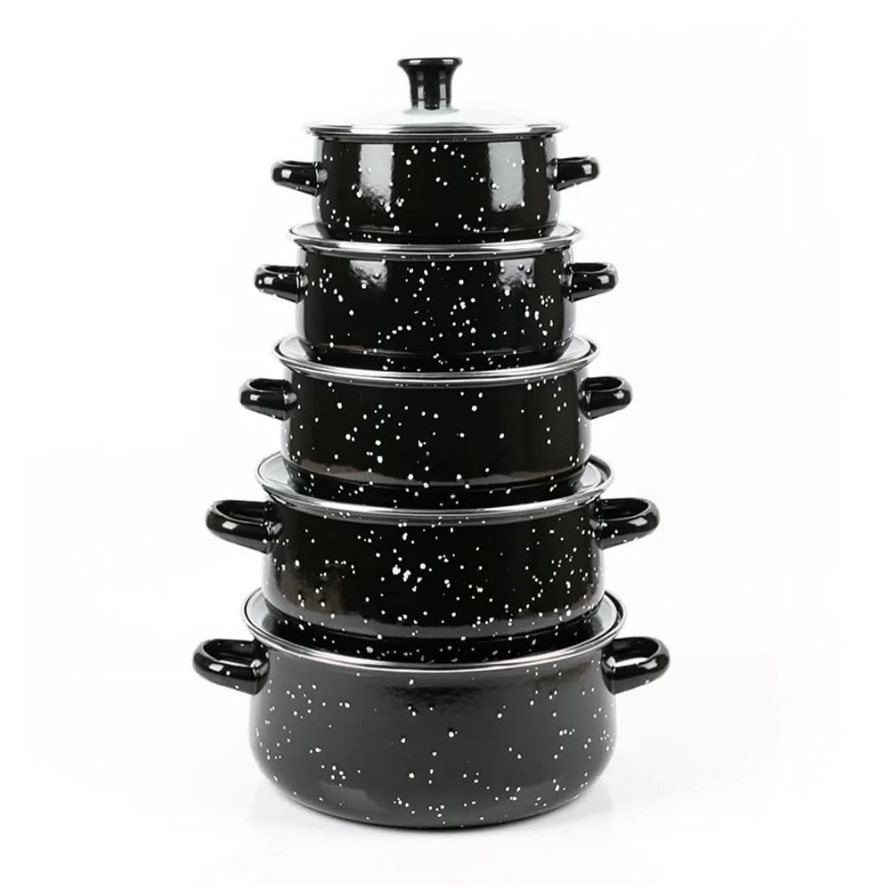 VELIKI EMAJLIRANI SET – 5 ŠERPI