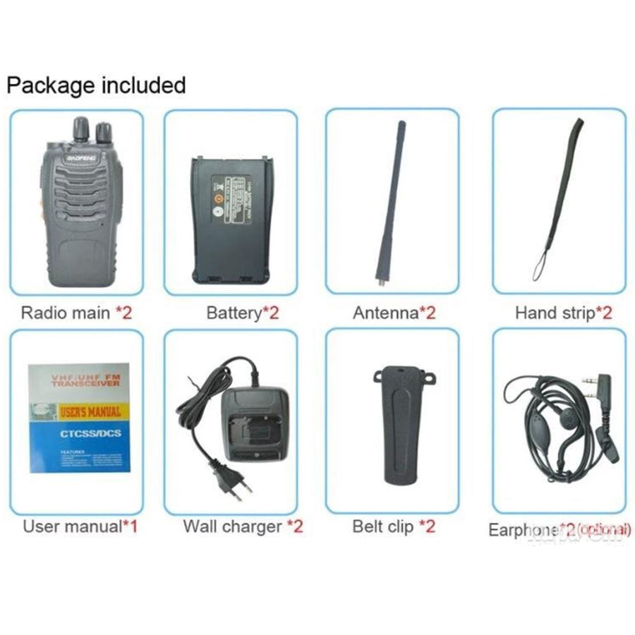 Baofeng two way walkie talkies *Model:BF-888S