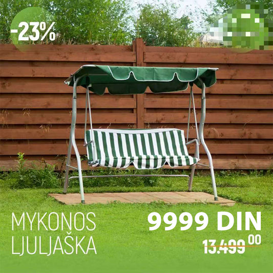 Baštenska Ljuljaška MIKONOS-Besplatna Dostava-