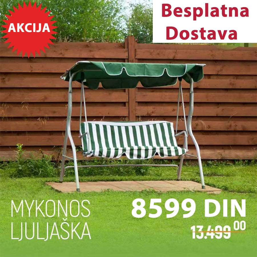 Baštenska Ljuljaška MIKONOS-Besplatna Dostava-