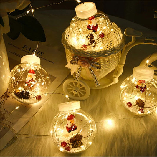 MAGIČNE LED LAMPICE-Božićne kuglice