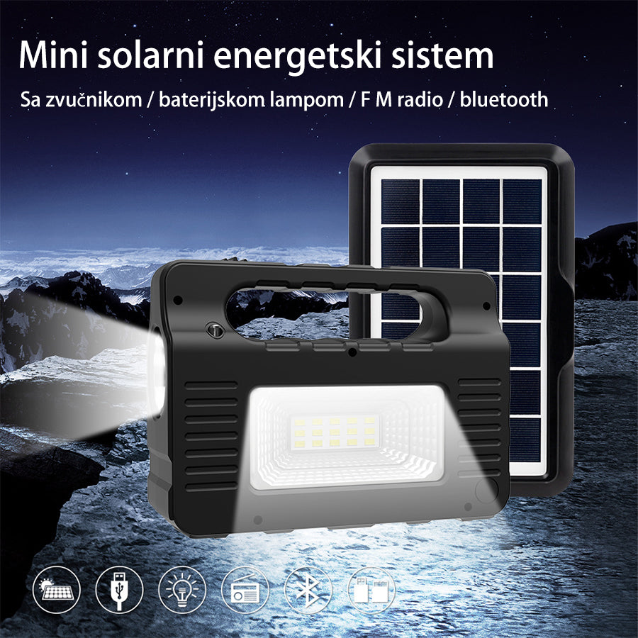 EP-0138 Solarna mobilna stanica za punjenje FM radio Solarna lampa za kampovanje